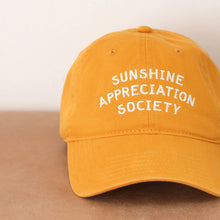 Load image into Gallery viewer, Sunshine Appreciation Society - Cotton Baseball Cap