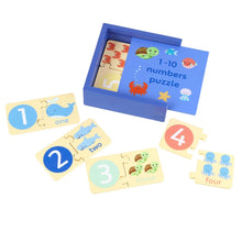 Load image into Gallery viewer, Sea Life Numbers Puzzle in A Box
