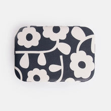 Load image into Gallery viewer, Charcoal Mono Flower Jewellery Box
