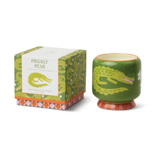 Load image into Gallery viewer, Crocodile Ceramic Candle - Prickly Pear
