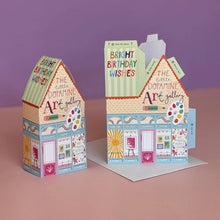 Load image into Gallery viewer, Art Gallery Birthday Card – 3D Slot Together Card
