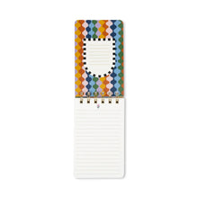 Load image into Gallery viewer, Twin Wire Notepad - Blue Cheetahs
