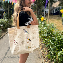 Load image into Gallery viewer, Stitch Your Birds Tote Bag - Embroidery Kit
