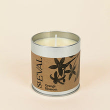 Load image into Gallery viewer, Orange Blossom Scented Tin Candle

