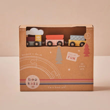 Load image into Gallery viewer, Just Bee Kids Wooden Kids Train Set

