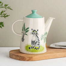 Load image into Gallery viewer, Hannah Turner Handmade Ceramic Cat Teapot

