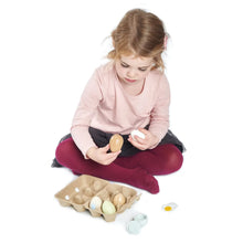 Load image into Gallery viewer, Tender Leaf Wooden Eggs
