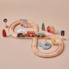 Load image into Gallery viewer, Just Bee Kids Wooden Kids Train Set
