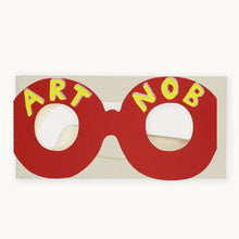 Load image into Gallery viewer, Art Nob Glasses Card Red
