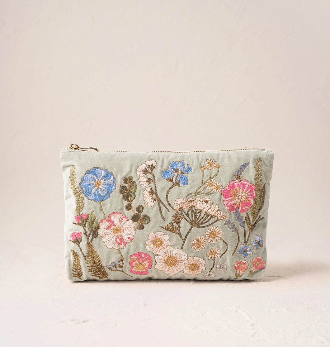 Elizabeth Scarlett Pressed Flowers Everyday Pouch