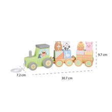 Load image into Gallery viewer, Farmyard Animal Puzzle Tractor
