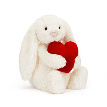 Load image into Gallery viewer, Bashful Red Love Heart Bunny - Medium
