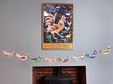 Load image into Gallery viewer, Whimsical Bird Garland by Mark Hearld
