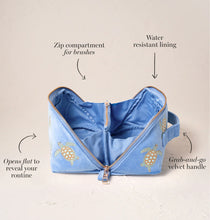 Load image into Gallery viewer, Elizabeth Scarlett - Turtle Open Flat Makeup Bag
