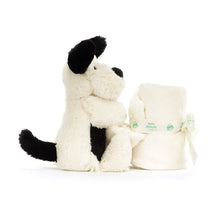 Load image into Gallery viewer, Bashful Black &amp; Cream Puppy Soother
