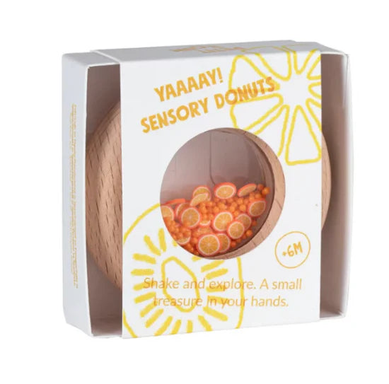 Sensory Toy Donut - Oranges