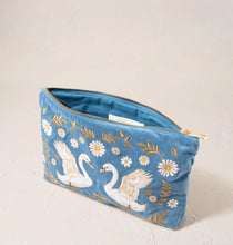 Load image into Gallery viewer, Elizabeth Scarlett Swan Garden Everyday Pouch

