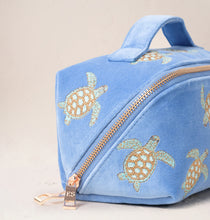 Load image into Gallery viewer, Elizabeth Scarlett - Turtle Open Flat Makeup Bag
