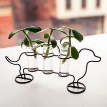 Load image into Gallery viewer, Doggy Triple Tube Vase
