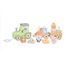 Load image into Gallery viewer, Farmyard Animal Puzzle Tractor
