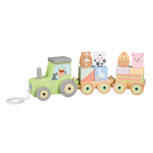 Load image into Gallery viewer, Farmyard Animal Puzzle Tractor

