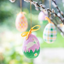 Load image into Gallery viewer, Recycled Cotton Hanging Eggs - Set of 3
