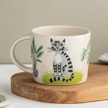 Load image into Gallery viewer, Hannah Turner Handmade Ceramic Cat Mug
