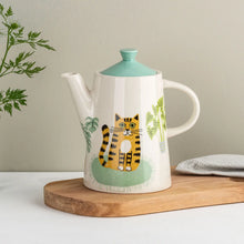 Load image into Gallery viewer, Hannah Turner Handmade Ceramic Cat Teapot
