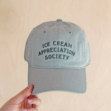 Load image into Gallery viewer, Ice Cream Appreciation Society - Cotton Baseball Cap - Pale Vintage Blue
