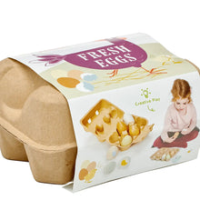 Load image into Gallery viewer, Tender Leaf Wooden Eggs
