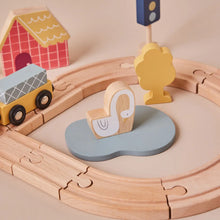 Load image into Gallery viewer, Just Bee Kids Wooden Kids Train Set
