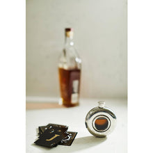 Load image into Gallery viewer, Gentlemens Hardware Round Hip Flask - One For The Road 135ml

