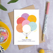 Load image into Gallery viewer, Birthday Balloons Scratch Card
