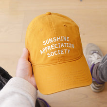 Load image into Gallery viewer, Sunshine Appreciation Society - Cotton Baseball Cap

