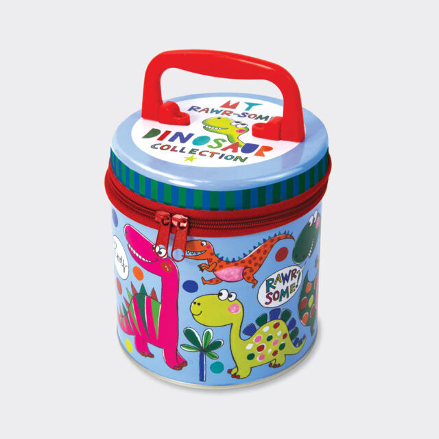 Dinosaur Zip Tin