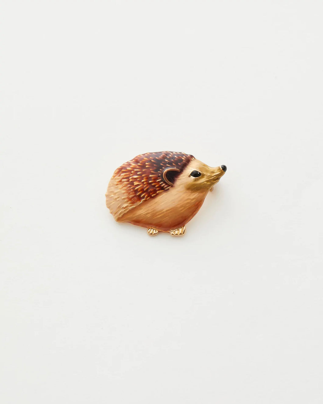 Enamel Hedgehog Brooch